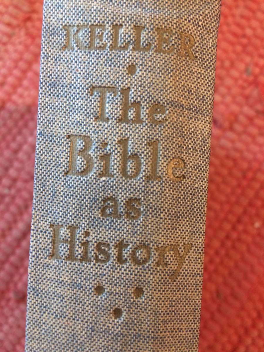 The Bible as History: Archeology Confirms the Book of Books - Werner Keller (1957 Hardcover)