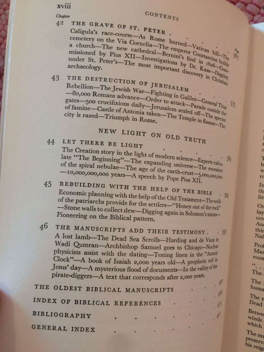 The Bible as History: Archeology Confirms the Book of Books - Werner Keller (1957 Hardcover)