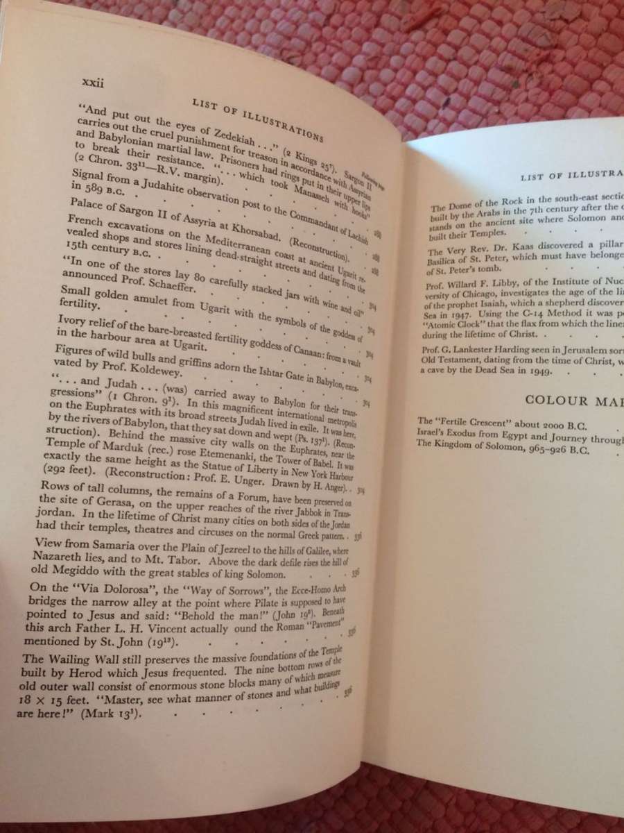 The Bible as History: Archeology Confirms the Book of Books - Werner Keller (1957 Hardcover)