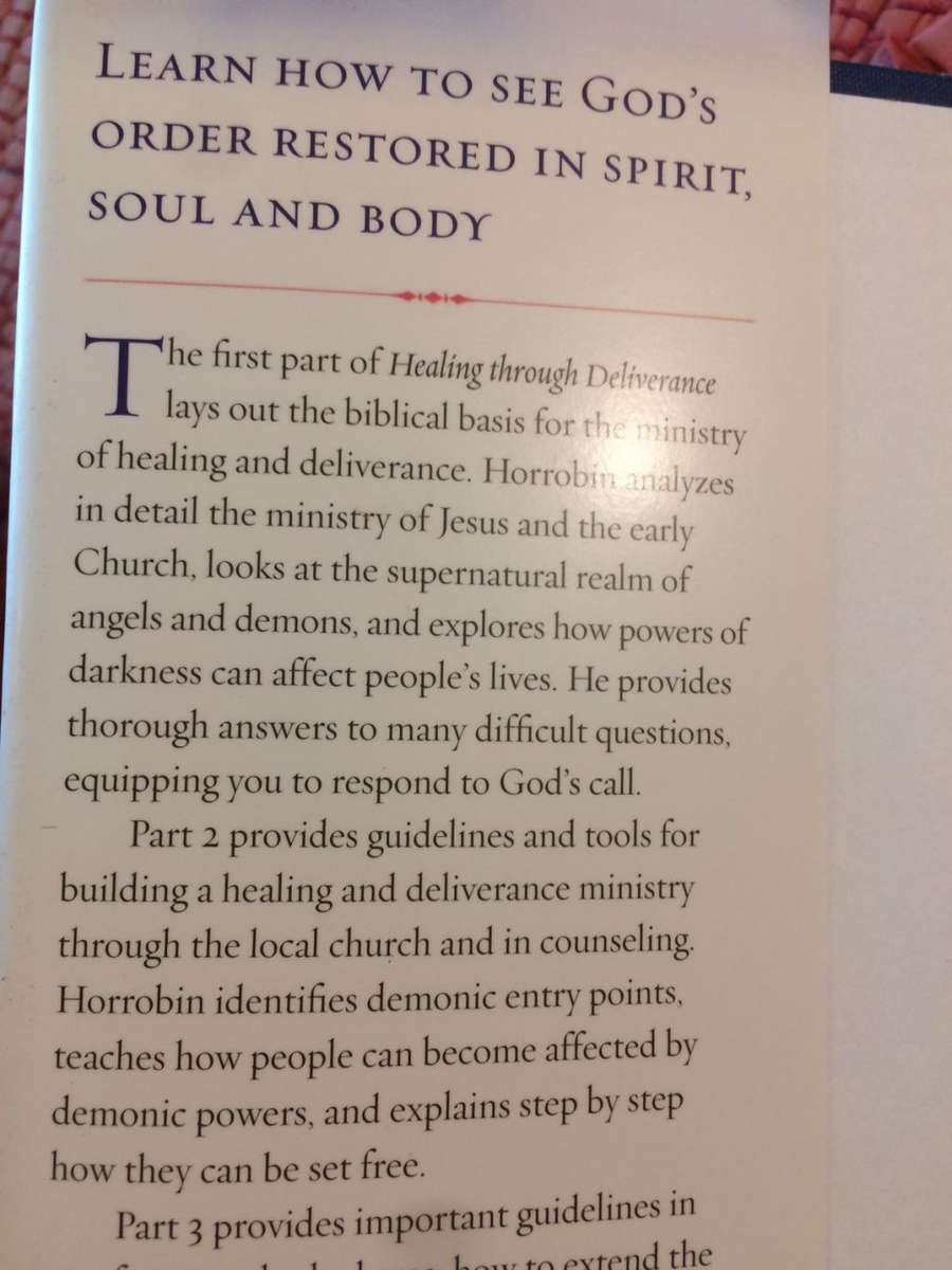 Healing through Deliverance: The Foundation and Practice of Deliverance Ministry - Peter Horobin