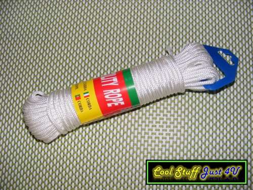 NYLON UTILITY ROPE 4 MM X 20 METERS!