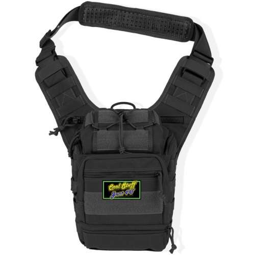 MILITARY STYLE PATROL BAG - BLACK & SHOULDER SLING!!!