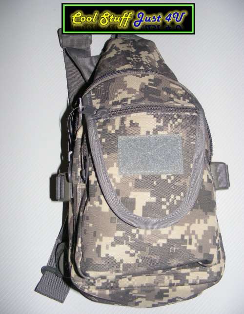 MILITARY STYLE DIGITAL CAMO SHOULDER SLING BAG ***AWESOME***