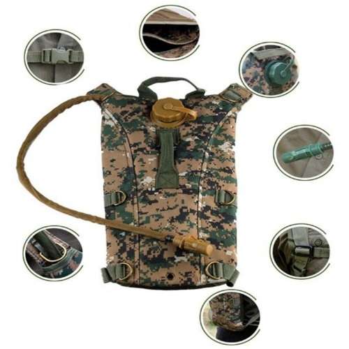 KMS DIGITAL CAMO 2.5 LITER HYDRATION PACK!!!