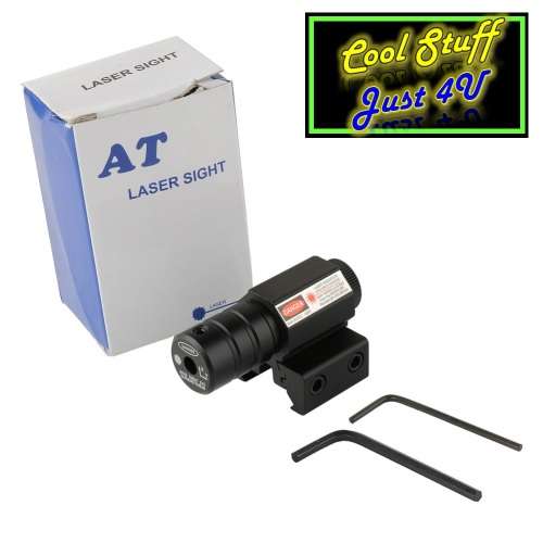 MINI TACTICAL RED DOT LASER GUN SIGHT WITH MOUNT & RAIL!!!