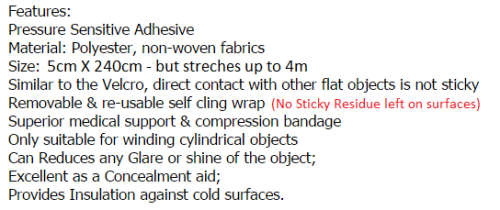 CAMO WRAP HUNTING / RIFLE / GENERAL PURPOSE CAMOUFLAGE STEALTH TAPE!!!