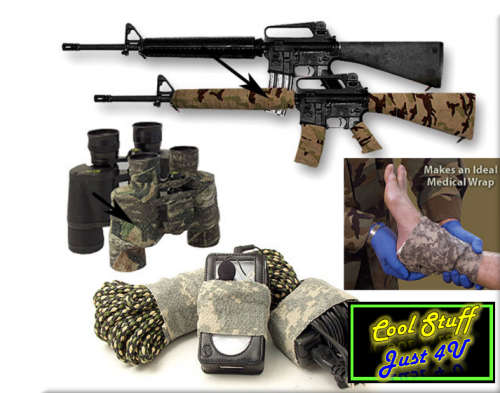 CAMO WRAP HUNTING / RIFLE / GENERAL PURPOSE CAMOUFLAGE STEALTH TAPE!!!