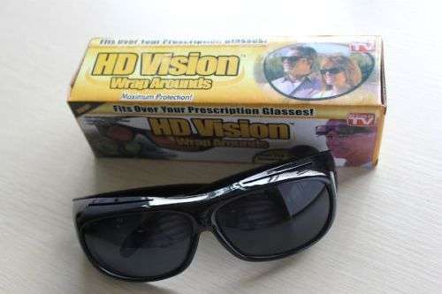 HD VISION WRAP AROUND GLASSES - UV PROTECTED & CAN BE USED AS NIGHT VISION!