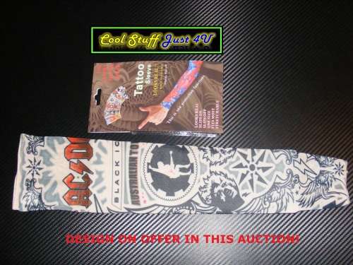 SET OF 2 SINGLE SPANDEX DESIGNED TATTOO SLEEVE!!!