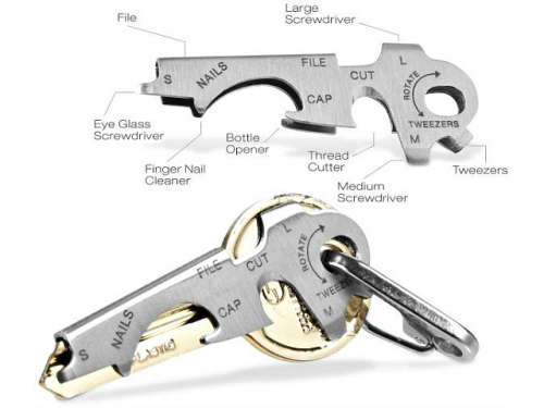 8 IN 1 MULTI TOOL THAT FITS ON A KEY RING - FROM TRUE UTILITY!!!