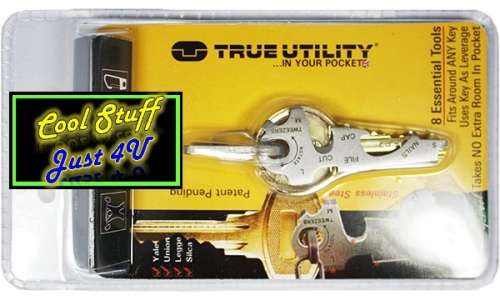 8 IN 1 MULTI TOOL THAT FITS ON A KEY RING - FROM TRUE UTILITY!!!