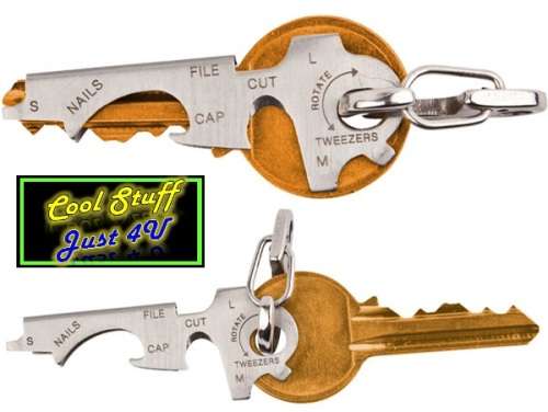 8 IN 1 MULTI TOOL THAT FITS ON A KEY RING - FROM TRUE UTILITY!!!