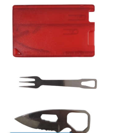 UNIQUE OUTDOOR DESIGN FOR MULTIFUNCTIONAL TOOL CARD!