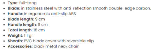 H.R.T. NECK / BOOT DAGGER!