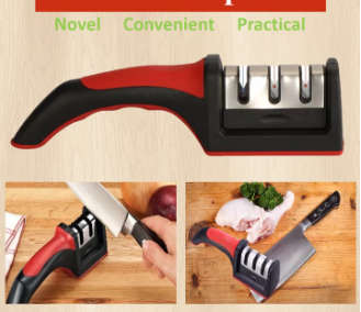 3 STAGE KNIFE SHARPERNER - EASY and EFFECTIVE!