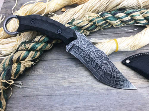 SO20B TACTICAL, SELF DEFENCE, HUNTING KNIFE WITH RE-CURVE BLADE & SHEATH - AWESOEM KNIFE!!!