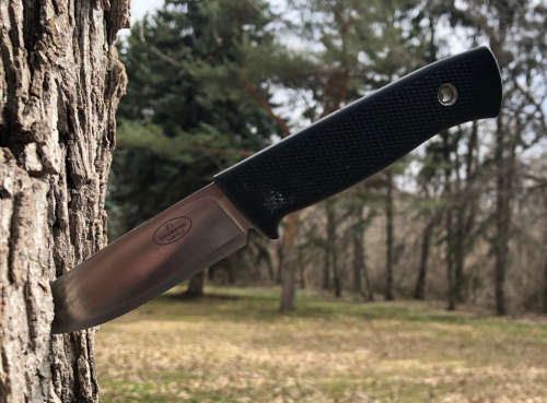 F1 SWEDISH MILITARY TACTICAL & SURVIVAL KNIFE WITH HARD PLASTIC SHEATH!