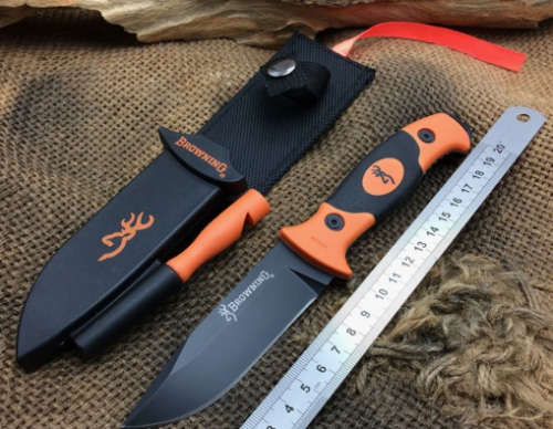 525 SURVIVAL, TACTICAL & EDC HUNTING KNIFE WITH SHEATH & ACCESSORIES!