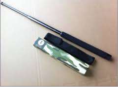 LARGE EXTENDABLE SELF DEFENSE BATON WITH A CARRY POUCH - THE REAL MCCOY!!!