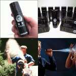LARGE TEAR GAS EJECTOR / SPRAY CAN WITH BELT CARRY POUCH!!!