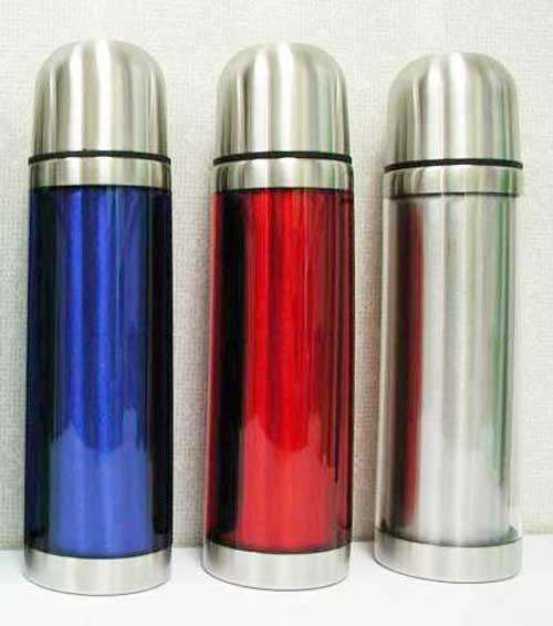 500ML STAINLESS STEEL HIGH GRADE VACUUM FLASK - BLUE & RED!!!