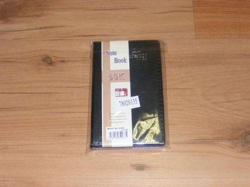 SET OF 2 MEDIUM SIZED BLACK NOTE BOOK!!!