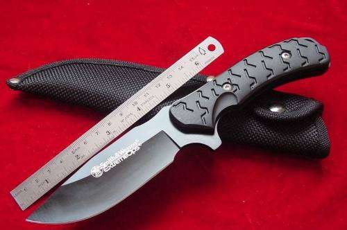 FACA Smith & Wesson Extreme Ops MX-8007 Knife with Sheath ***HOT NEW ITEM***