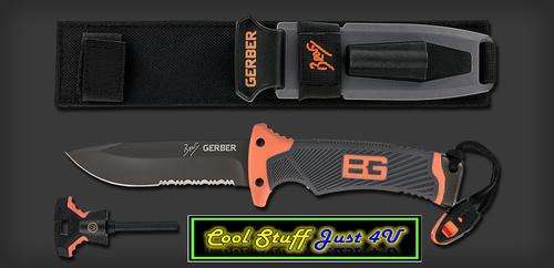 THE ULTIMATE BEAR GRYLLS (GERBER) FIXED BLADE KNIFE!!!