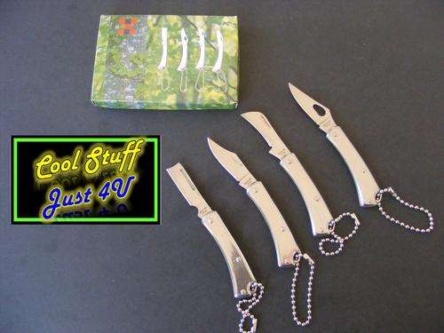 POCKET / KEYRING KNIVES SET OF 4 ***NEW PRODUCTS***