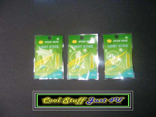 SET OF 3 X 2 PAIR FISHING LIGHT STICKS!!!