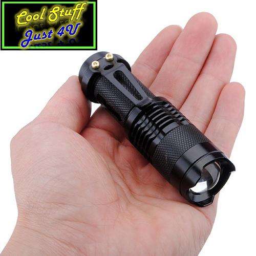 500 LUMENS CREE LED FLASHLIGHT WITH 3 MODES ON ZOOMING - VERY COMPACT / VERY POWERFUL!!!