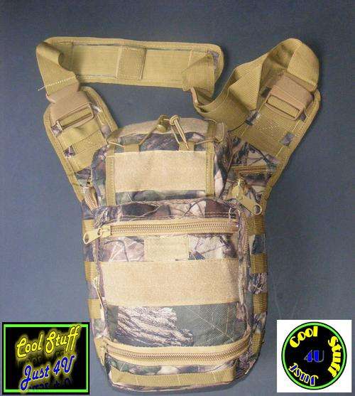 MILITARY STYLE PATROL BAG - BUSH CAMO & SHOULDER SLING *** NEW PRODUCT***