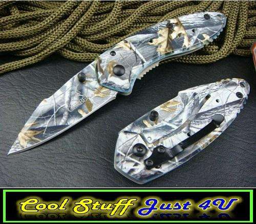 CAMOUFLAGED X04 FOLDING CAMPING KNIFE!!!