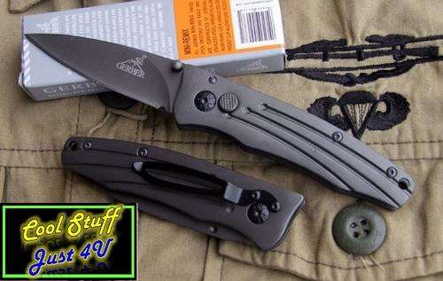 GERBER X26 FOLDING POCKET KNIFE - GOOD SIZE / NICE KNIFE!!!