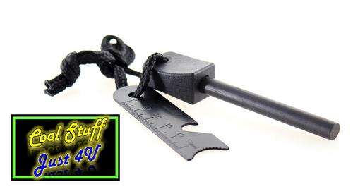 EMERGENCY FIRE KIT - FLINT STICK & STRIKER PLATE!!!