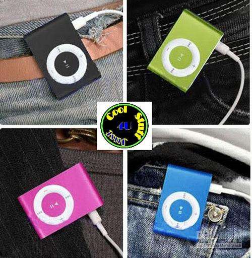 MINI MP3 PLAYER (Shuffle style) WITH CLIP METAL CASE - AWESOME GIFT!!!