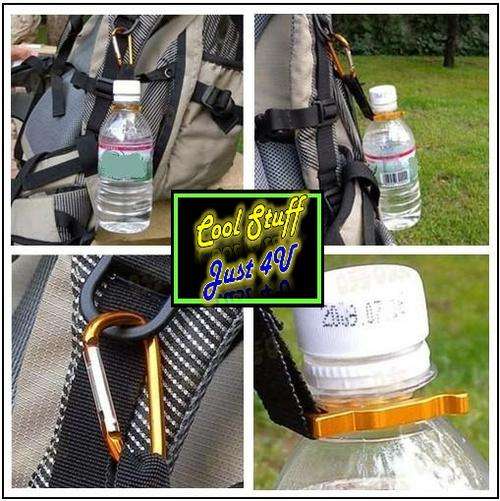 SET OF 2 CARABINER / COMPASS/ WATER BOTTLE CLAMP - IDEAL FOR HIKING OR BIKING ***HOT ITEM***