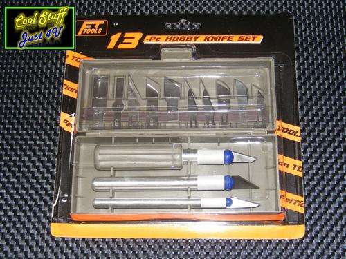 PRECISION 13 PIECE CRAFTER BLADE SET WITH 3 HANDLES 13 BLADES ***HOT ITEM***