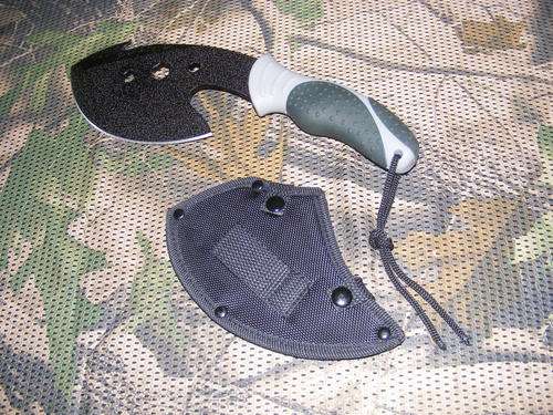 EXCELLENT QUALITY AXE & MULTI TOOL - VERY SHARP WITH GUT-HOOK & SHEATH!!!