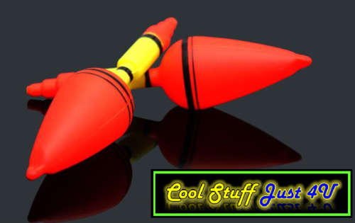 FISHING FLOAT DEVICE WITH A PORTION THAT CAN BE ACTIVATED FOR NIGHT FISHING!!!