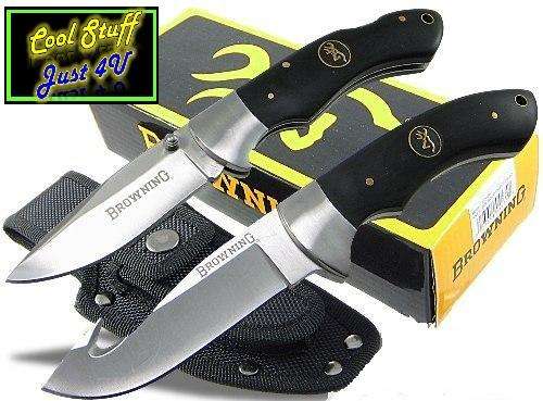 COMBO GUT HOOK & FOLDING KNIFE WITH BELT STRAP POUCH ***AWESOME***