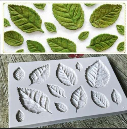 Leaf silicone mould