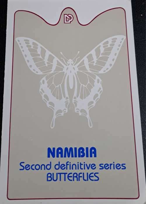 NAMIBIA. SECOND DEFINITIVE SERIES BUTTERFLIES 1993-10-01  VERY NEAT! !!!!
