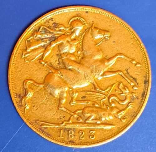 GEORGE IV SOVEREIGN  COIN (*1823*) RARE COIN **200 years old ***