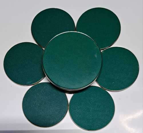 SILVER PLATED COASTERS SET AND HOLDER.   6+ 1 HOLDER. ONLY 1 LEFT