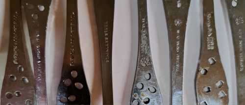 SMALL  NOVALUX. HOLLAND FORKS & TEA-SPOON COMBO  12CM  ×17 IETEMS