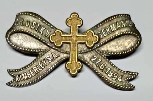 KIMBERLY  K.K.U.ST.K.V. JERMANIA  ***( 27-06-1894 )***  BADGE  **SCARCE**