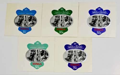 TONGA - 1977 -QEII  SILVER JUBILEE  SALOTE -PERF 4V SET  - OF 5 STAMPS  - MNH. - NEW?
