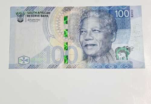 THE NEW R100 BANKNOTE SA RESERVE BANK  (SARB) *SPELLING ERROR * W/M BUFFALO HEAD.