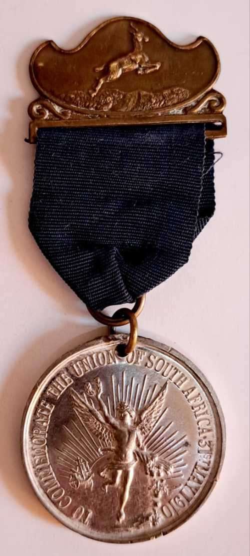 DIE UNIE VAN S.A. 31st  MAY 1910 TER HERDENKING VAN `* ZUID-AFRIKA*` MEDAL ???